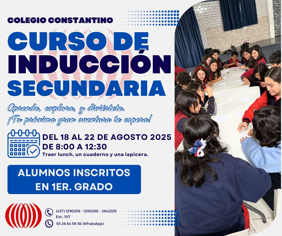 Curso de inducción Secundaria